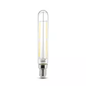 Kép 1/5 - V-TAC 4W E14 hideg fehér filament LED égő - SKU 2703