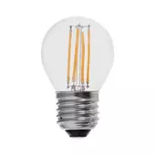 Kép 1/5 - V-TAC 4W E27 hideg fehér filament G45 LED égő - SKU 214428