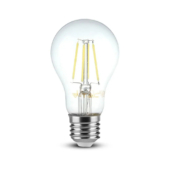 Kép 1/5 - V-TAC 4W E27 meleg fehér dimmelhető filament LED égő - SKU 4364