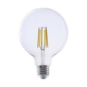 Kép 1/7 - V-TAC 4W E27 meleg fehér filament G125 LED égő, 210 Lm/W - SKU 2992