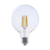 V-TAC 4W E27 természetes fehér filament G125 LED égő, 210 Lm/W - SKU 2993