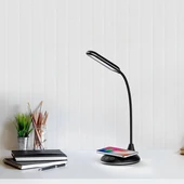 V-TAC 4W fekete dimmelhető asztali LED lámpa, változtatható színhőmérséklet - SKU 218604