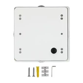 V-TAC 4W kültéri, fehér, szögletes fali LED lámpa meleg fehér - SKU 8209