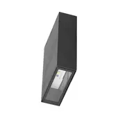 Kép 1/9 - V-TAC 4W kültéri fekete fali LED lámpa hideg fehér, 100 Lm/W - SKU 218563