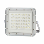 Kép 12/15 - V-TAC 5000mAh napelemes LED reflektor 6W hideg fehér, 400 Lumen, fehér házzal - SKU 7839