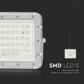 Kép 4/15 - V-TAC 5000mAh napelemes LED reflektor 6W hideg fehér, 400 Lumen, fehér házzal - SKU 7839