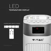 Kép 4/11 - V-TAC 55W ventilátor, digitális kijelzővel, távirányítóval - SKU 7900