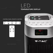 Kép 4/8 - V-TAC 55W ventilátor, digitális kijelzővel, távirányítóval - SKU 7901