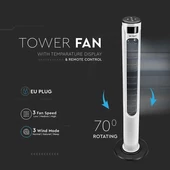 V-TAC 55W ventilátor, digitális kijelzővel, távirányítóval - SKU 7902