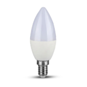 Kép 1/8 - V-TAC 5.5W dimmelhető E14 természetes fehér C37 LED gyertya égő - SKU 2120186