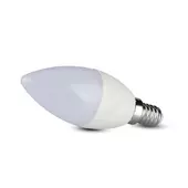 Kép 6/8 - V-TAC 5.5W dimmelhető E14 természetes fehér C37 LED gyertya égő - SKU 2120186