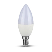Kép 1/8 - V-TAC 5.5W dimmelhető E14 természetes fehér LED gyertya égő - SKU 20186