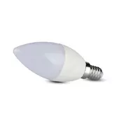 Kép 6/8 - V-TAC 5.5W dimmelhető E14 természetes fehér LED gyertya égő - SKU 20186