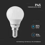 Kép 5/8 - V-TAC 5.5W E14 hideg fehér CRI&gt;95 LED égő - SKU 7490