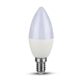 Kép 2/8 - V-TAC 5.5W E14 meleg fehér LED gyertya égő csomag (6 db) - SKU 2736