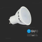 Kép 7/7 - V-TAC 5.5W GU10 RGB+meleg fehér dimmelhető LED égő - SKU 212778