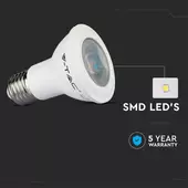 Kép 7/9 - V-TAC 5.8W E27 természetes fehér PAR20 LED égő - SKU 21148