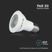 Kép 8/9 - V-TAC 5.8W E27 természetes fehér PAR20 LED égő - SKU 21148