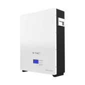 V-TAC 5kW egyfázisú hibrid inverter, 12 db 410W napelem és 10kWh akkumulátor szett - SKU 100179