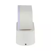 Kép 7/10 - V-TAC 5W kültéri, fehér, forgatható, fali LED lámpa meleg fehér - SKU 218286