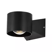 Kép 1/9 - V-TAC 5W LED kétirányú fali lámpa, fekete házas, meleg fehér - SKU 10445