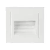 Kép 1/7 - V-TAC 5W süllyeszthető szögletes lépcsővilágítás, fehér házzal, meleg fehér - SKU 10377