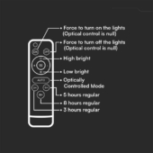 Kép 11/15 - V-TAC 6000mAh napelemes LED reflektor 10W természetes fehér, 800 Lumen, fekete házzal - SKU 7824