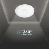 Kép 4/8 - V-TAC 60W csillagos mennyezeti LED lámpa, változtatható szinhőmérséklettel - SKU 2114911
