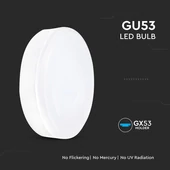 V-TAC 6.4W GX53 meleg fehér LED égő - SKU 23901
