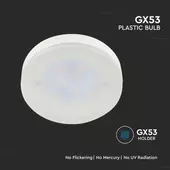 Kép 5/6 - V-TAC 6.4W GX53 természetes fehér LED égő - SKU 21223