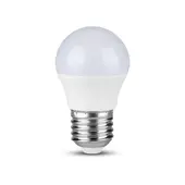 Kép 1/6 - V-TAC 6.5W E27 meleg fehér LED égő - SKU 21866