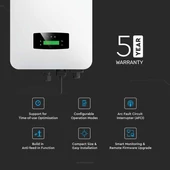 V-TAC 6kW egyfázisú hibrid inverter, 14 db 450W napelem - SKU 100156