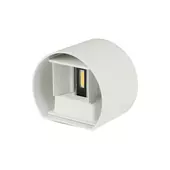 Kép 1/9 - V-TAC 5W kültéri, fehér, kerek, fali LED lámpa meleg fehér - SKU 217082