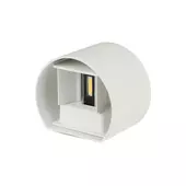 Kép 1/9 - V-TAC 6W kültéri, fehér, kerek, fali LED lámpa meleg fehér - SKU 7082