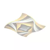 Kép 1/9 - V-TAC 75W dekoratív szögletes hullám mennyezeti lámpa, fényerőszabályozható, CCT - SKU 23397