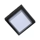 Kép 5/8 - V-TAC 7W kültéri, szögletes fali LED lámpa meleg fehér - SKU 218612