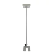 V-TAC 80W ezüst LED dimmelhető állólámpa, természetes fehér - SKU 8523