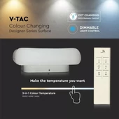 V-TAC 80W mennyezeti designer LED lámpa változtatható színhőmérséklet - SKU 3973