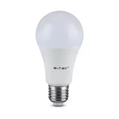 Kép 1/8 - V-TAC 8.5W E27 meleg fehér A60 LED égő, 95 Lm/W - SKU 217260