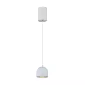 Kép 1/7 - V-TAC 8.5W gömbcsillár, 120°, fehér házzal, meleg fehér, 100 Lm/W - SKU 7993