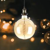 Kép 5/6 - V-TAC 8W borostyán E27 G200 dimmelhető filament LED égő, 1800K - SKU 217462