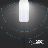 V-TAC 8W E14 természetes fehér LED égő - SKU 268