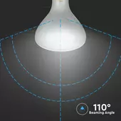 Kép 4/6 - V-TAC 8W E27 természetes fehér dimmelhető filament LED égő - SKU 7467