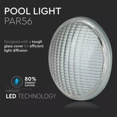 V-TAC 8W LED medencevilágítás, IP68, hideg fehér - SKU 7555