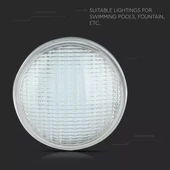 V-TAC 8W LED medencevilágítás, IP68, meleg fehér - SKU 7556