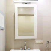 V-TAC 9W beltéri króm fali LED lámpa, tükör-/képvilágítás, meleg fehér - SKU 213984