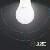 Kép 5/7 - V-TAC 9W E14 meleg fehér LED égő - SKU 114