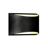Kép 1/7 - V-TAC 9W kültéri fekete fali LED lámpa természetes fehér - SKU 218684