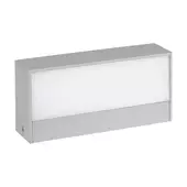 Kép 1/10 - V-TAC 9W kültéri, téglatest alakú, fali LED lámpa hideg fehér - SKU 218241