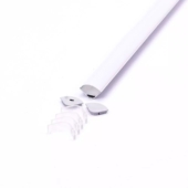 Kép 1/2 - V-TAC alumínium LED szalag lekerekített sarokprofil fehér fedlappal 2m - SKU 3363